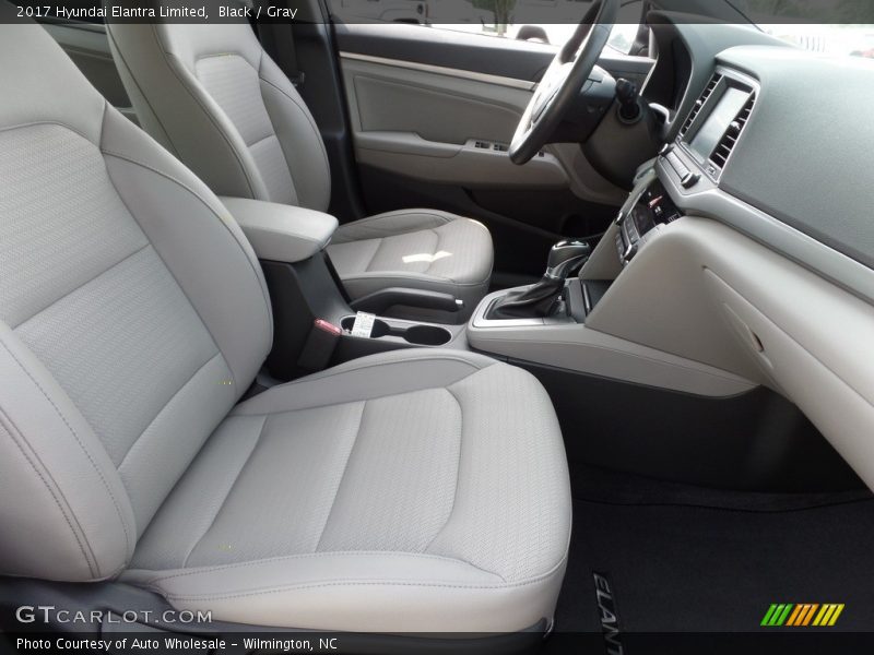 Black / Gray 2017 Hyundai Elantra Limited