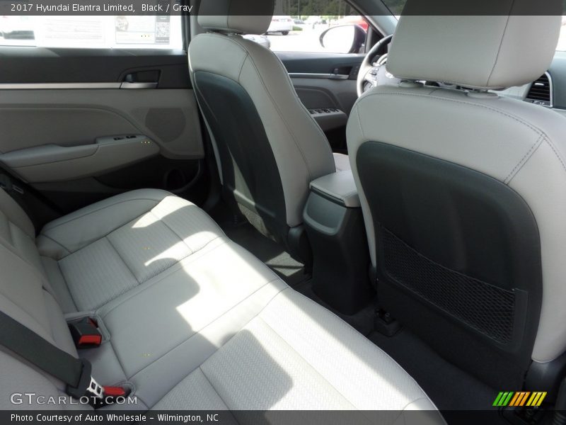 Black / Gray 2017 Hyundai Elantra Limited