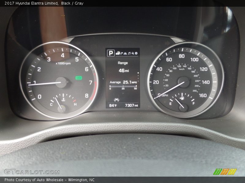 Black / Gray 2017 Hyundai Elantra Limited