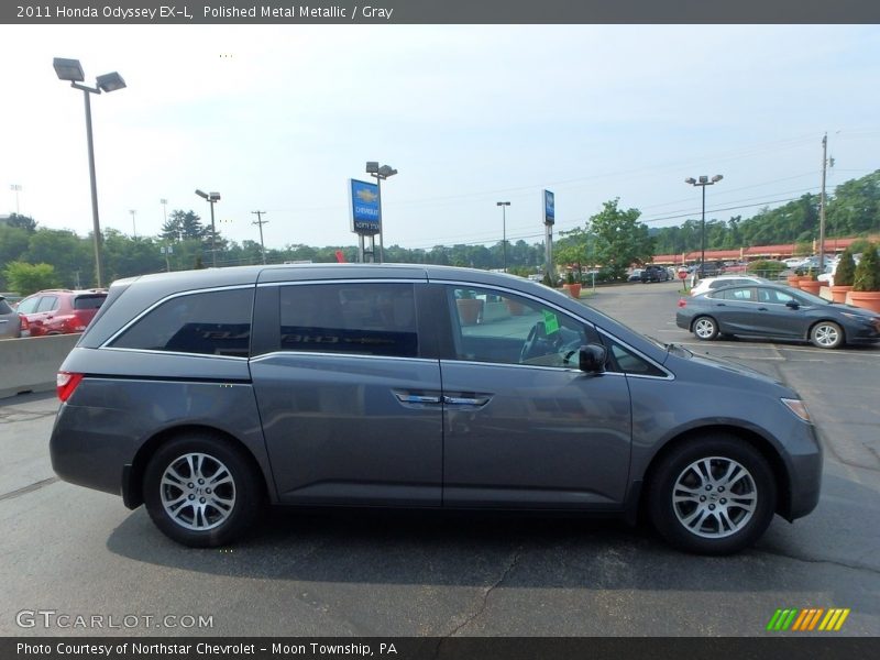 Polished Metal Metallic / Gray 2011 Honda Odyssey EX-L