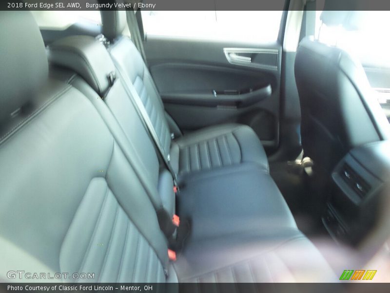 Burgundy Velvet / Ebony 2018 Ford Edge SEL AWD
