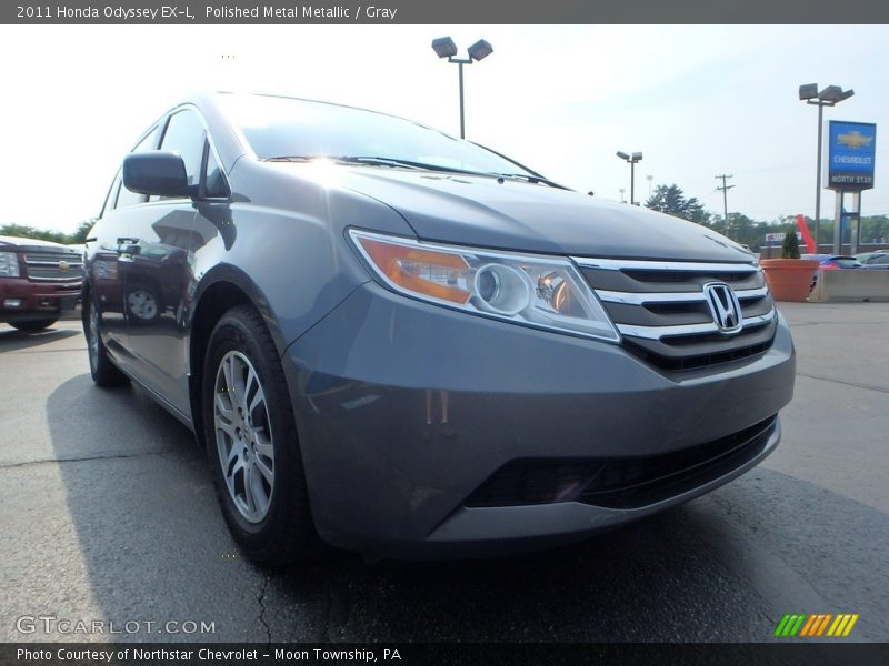 Polished Metal Metallic / Gray 2011 Honda Odyssey EX-L
