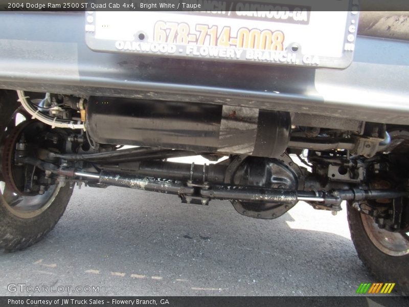Bright White / Taupe 2004 Dodge Ram 2500 ST Quad Cab 4x4