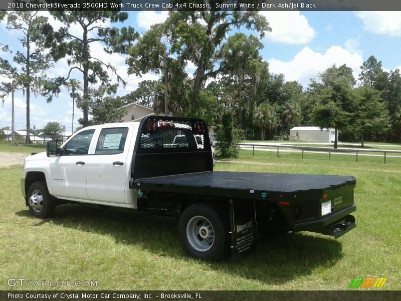 Summit White / Dark Ash/Jet Black 2018 Chevrolet Silverado 3500HD Work Truck Crew Cab 4x4 Chassis