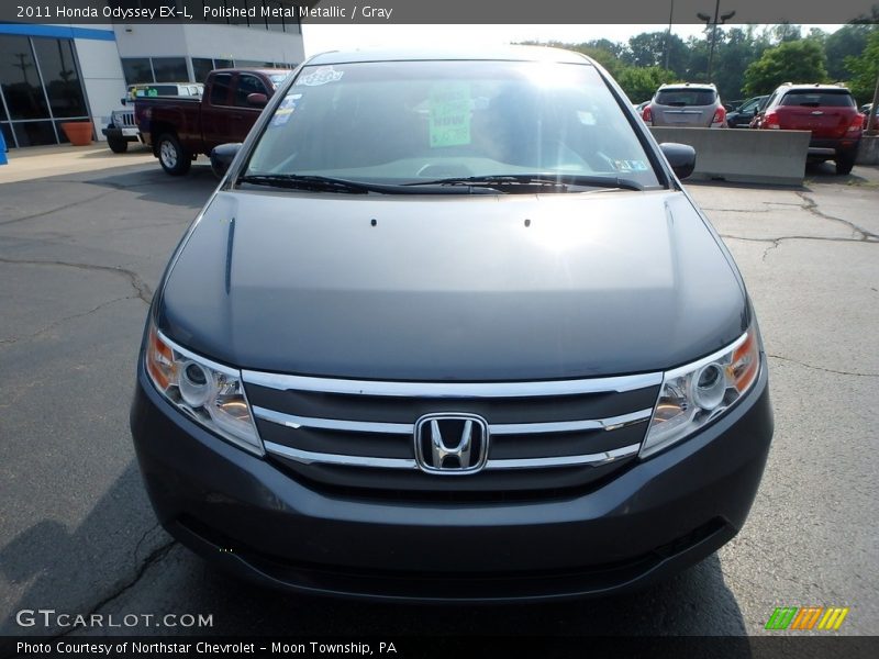 Polished Metal Metallic / Gray 2011 Honda Odyssey EX-L