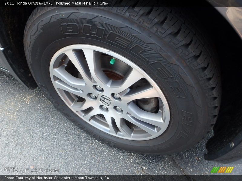Polished Metal Metallic / Gray 2011 Honda Odyssey EX-L