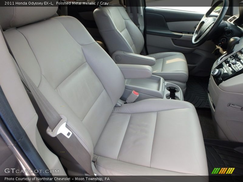 Polished Metal Metallic / Gray 2011 Honda Odyssey EX-L