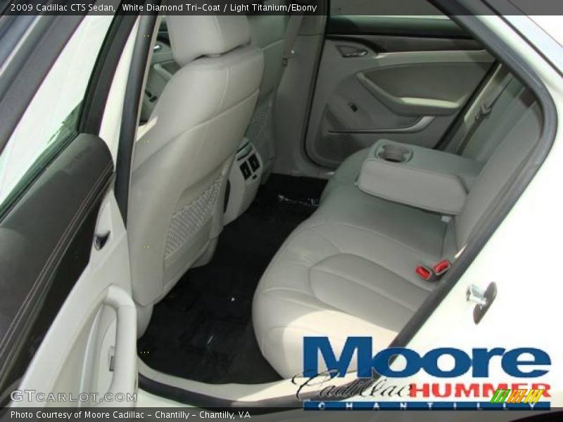White Diamond Tri-Coat / Light Titanium/Ebony 2009 Cadillac CTS Sedan