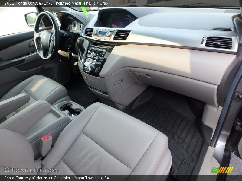 Polished Metal Metallic / Gray 2011 Honda Odyssey EX-L