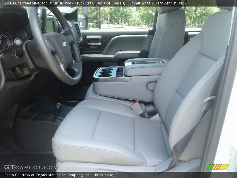Summit White / Dark Ash/Jet Black 2018 Chevrolet Silverado 3500HD Work Truck Crew Cab 4x4 Chassis