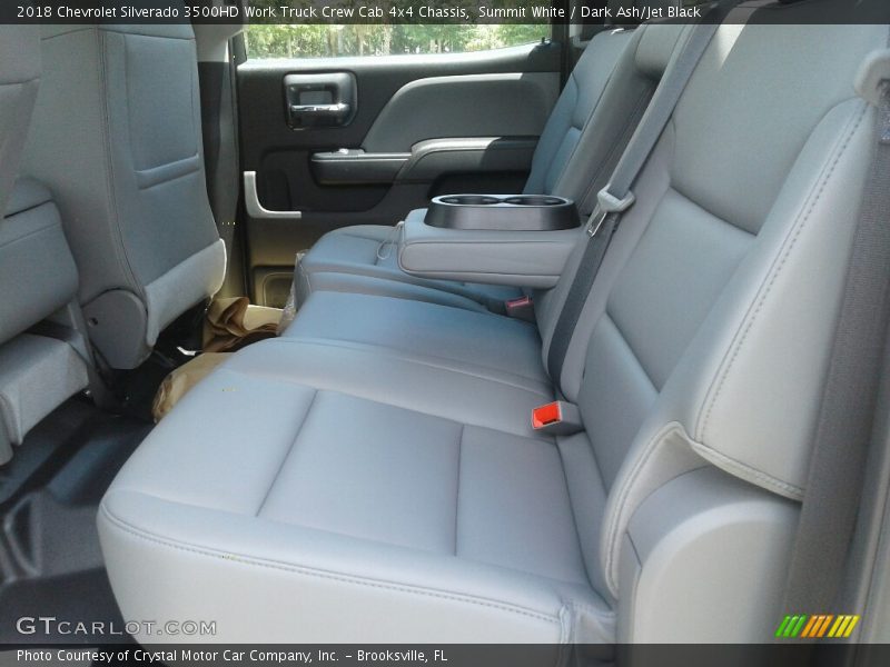 Summit White / Dark Ash/Jet Black 2018 Chevrolet Silverado 3500HD Work Truck Crew Cab 4x4 Chassis