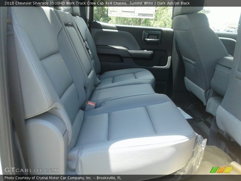 Summit White / Dark Ash/Jet Black 2018 Chevrolet Silverado 3500HD Work Truck Crew Cab 4x4 Chassis