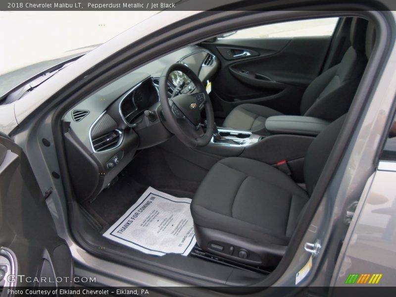 Pepperdust Metallic / Jet Black 2018 Chevrolet Malibu LT