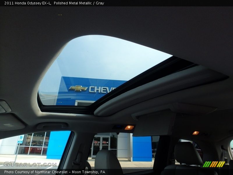 Polished Metal Metallic / Gray 2011 Honda Odyssey EX-L