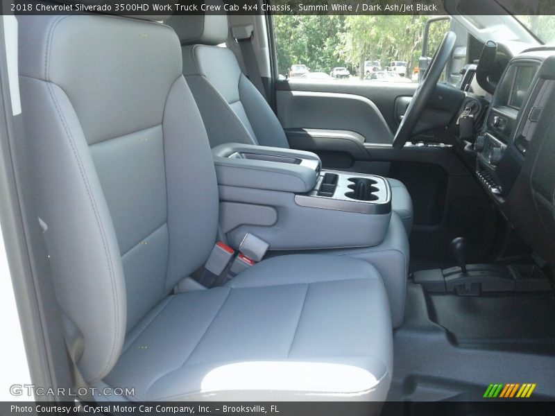 Summit White / Dark Ash/Jet Black 2018 Chevrolet Silverado 3500HD Work Truck Crew Cab 4x4 Chassis