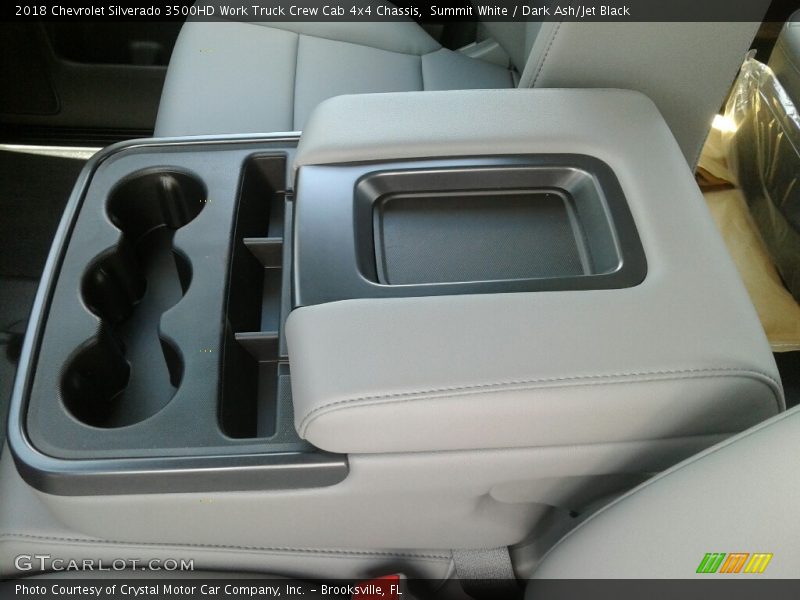 Summit White / Dark Ash/Jet Black 2018 Chevrolet Silverado 3500HD Work Truck Crew Cab 4x4 Chassis