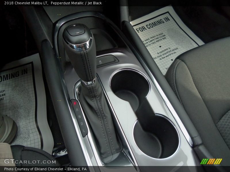 Pepperdust Metallic / Jet Black 2018 Chevrolet Malibu LT