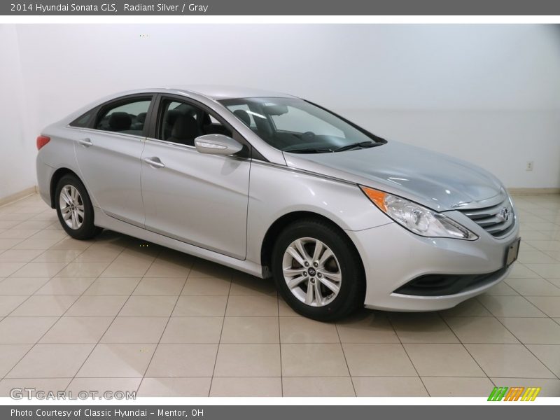 Radiant Silver / Gray 2014 Hyundai Sonata GLS