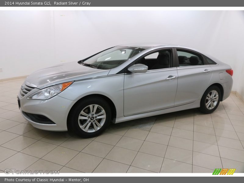 Radiant Silver / Gray 2014 Hyundai Sonata GLS
