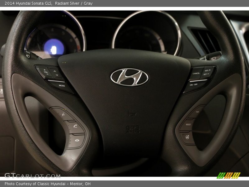 Radiant Silver / Gray 2014 Hyundai Sonata GLS