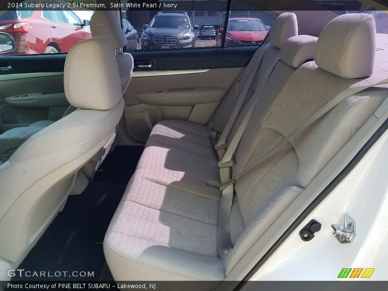 Satin White Pearl / Ivory 2014 Subaru Legacy 2.5i Premium