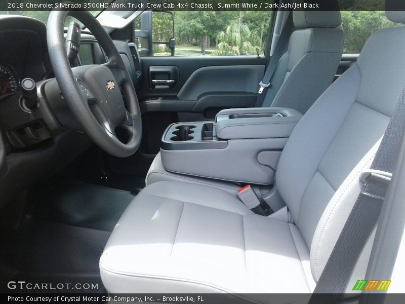 Summit White / Dark Ash/Jet Black 2018 Chevrolet Silverado 3500HD Work Truck Crew Cab 4x4 Chassis
