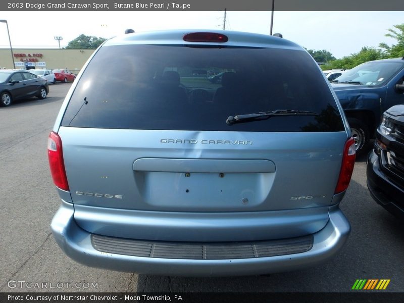 Butane Blue Pearl / Taupe 2003 Dodge Grand Caravan Sport