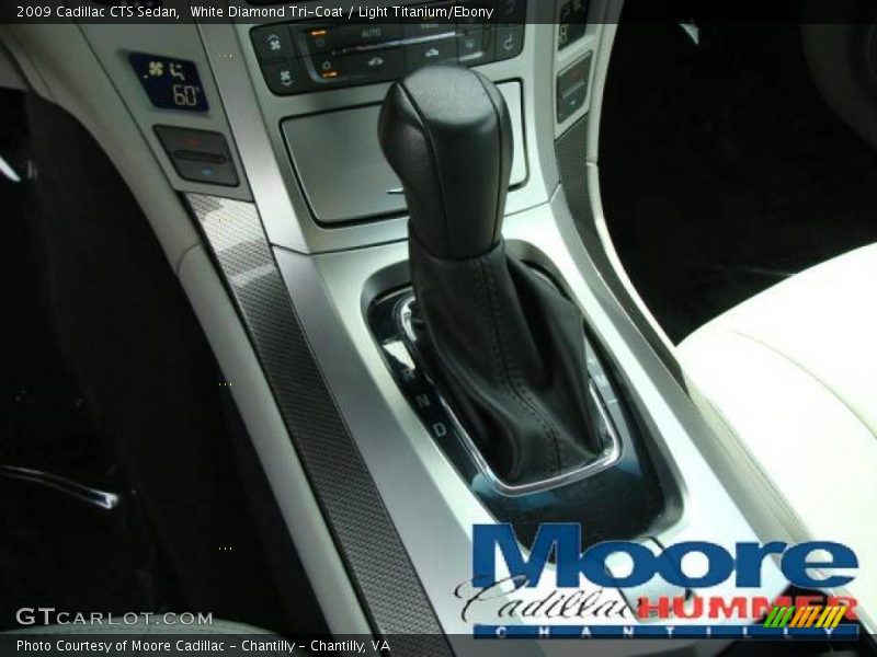 White Diamond Tri-Coat / Light Titanium/Ebony 2009 Cadillac CTS Sedan