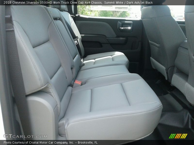 Summit White / Dark Ash/Jet Black 2018 Chevrolet Silverado 3500HD Work Truck Crew Cab 4x4 Chassis