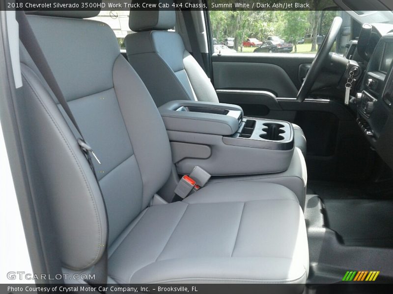 Summit White / Dark Ash/Jet Black 2018 Chevrolet Silverado 3500HD Work Truck Crew Cab 4x4 Chassis