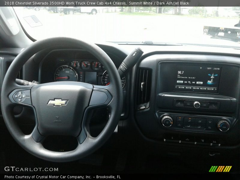Summit White / Dark Ash/Jet Black 2018 Chevrolet Silverado 3500HD Work Truck Crew Cab 4x4 Chassis