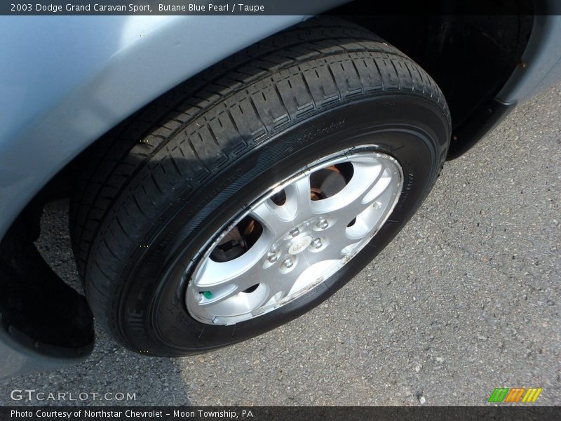 Butane Blue Pearl / Taupe 2003 Dodge Grand Caravan Sport