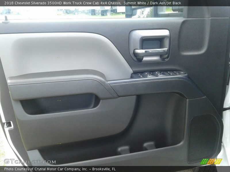Summit White / Dark Ash/Jet Black 2018 Chevrolet Silverado 3500HD Work Truck Crew Cab 4x4 Chassis