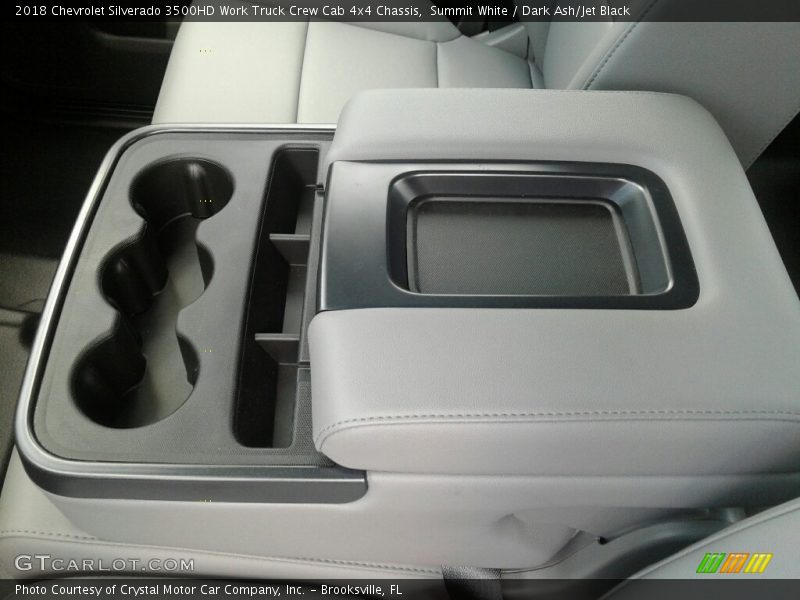 Summit White / Dark Ash/Jet Black 2018 Chevrolet Silverado 3500HD Work Truck Crew Cab 4x4 Chassis