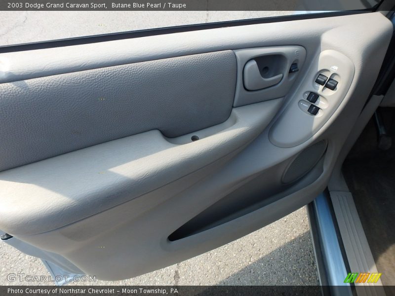 Butane Blue Pearl / Taupe 2003 Dodge Grand Caravan Sport