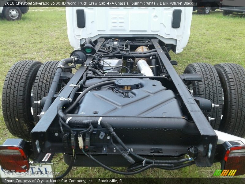 Summit White / Dark Ash/Jet Black 2018 Chevrolet Silverado 3500HD Work Truck Crew Cab 4x4 Chassis