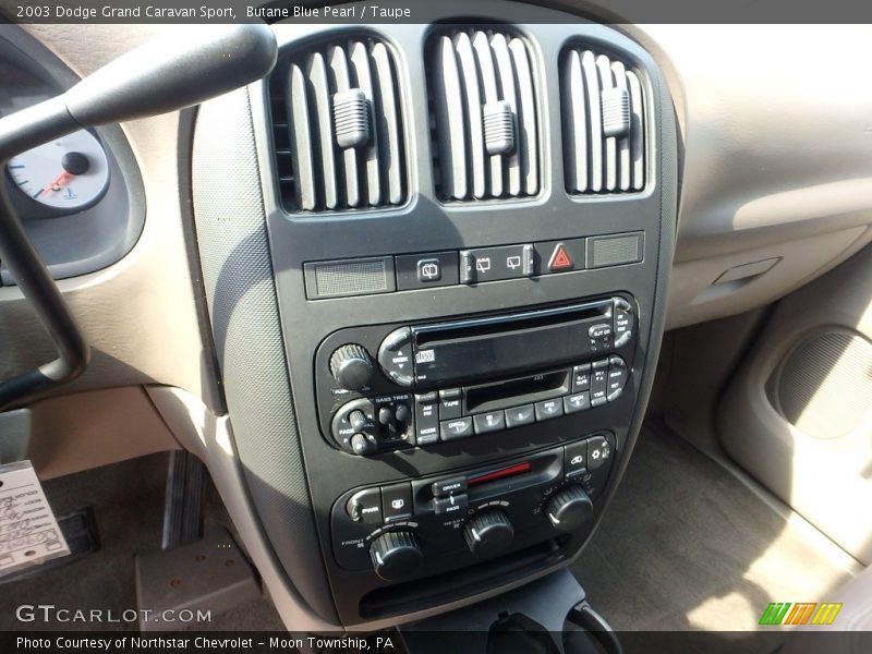 Butane Blue Pearl / Taupe 2003 Dodge Grand Caravan Sport