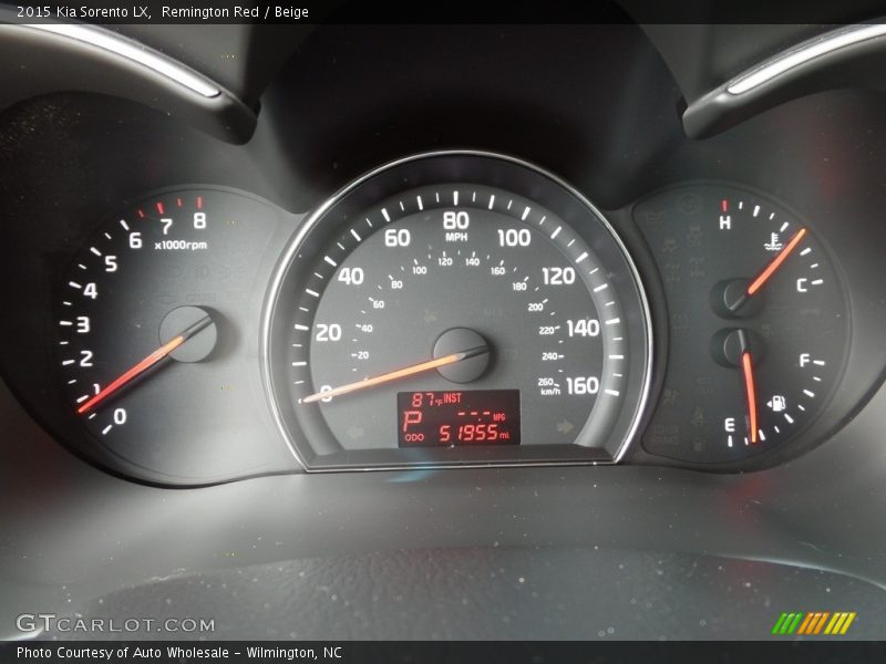 Remington Red / Beige 2015 Kia Sorento LX