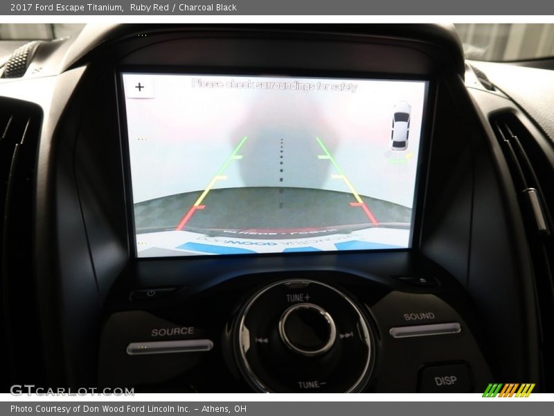Ruby Red / Charcoal Black 2017 Ford Escape Titanium