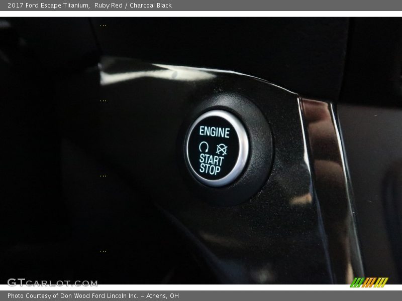 Ruby Red / Charcoal Black 2017 Ford Escape Titanium