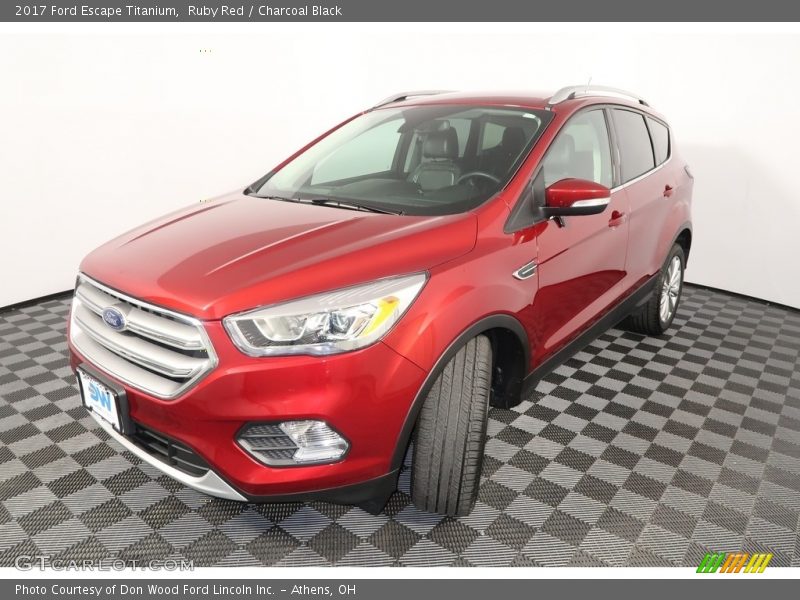 Ruby Red / Charcoal Black 2017 Ford Escape Titanium