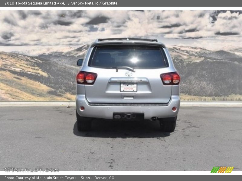 Silver Sky Metallic / Graphite 2018 Toyota Sequoia Limited 4x4