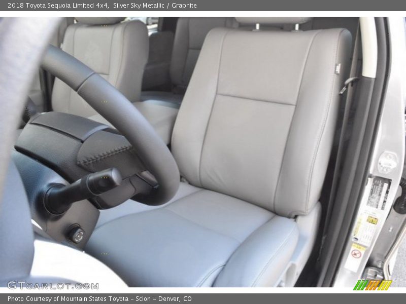Silver Sky Metallic / Graphite 2018 Toyota Sequoia Limited 4x4