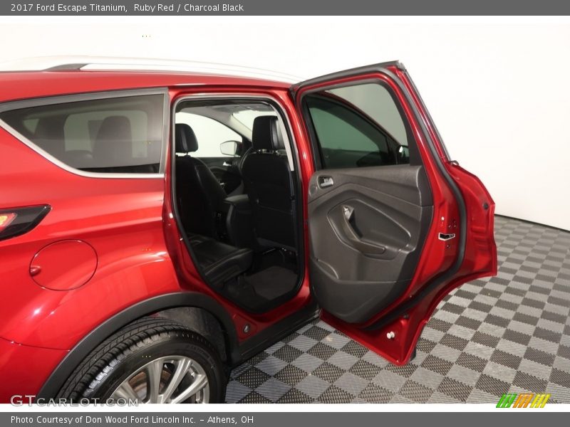 Ruby Red / Charcoal Black 2017 Ford Escape Titanium