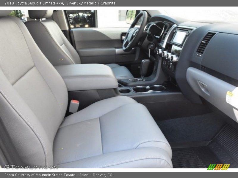 Silver Sky Metallic / Graphite 2018 Toyota Sequoia Limited 4x4