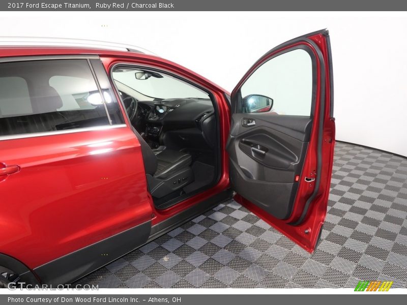Ruby Red / Charcoal Black 2017 Ford Escape Titanium