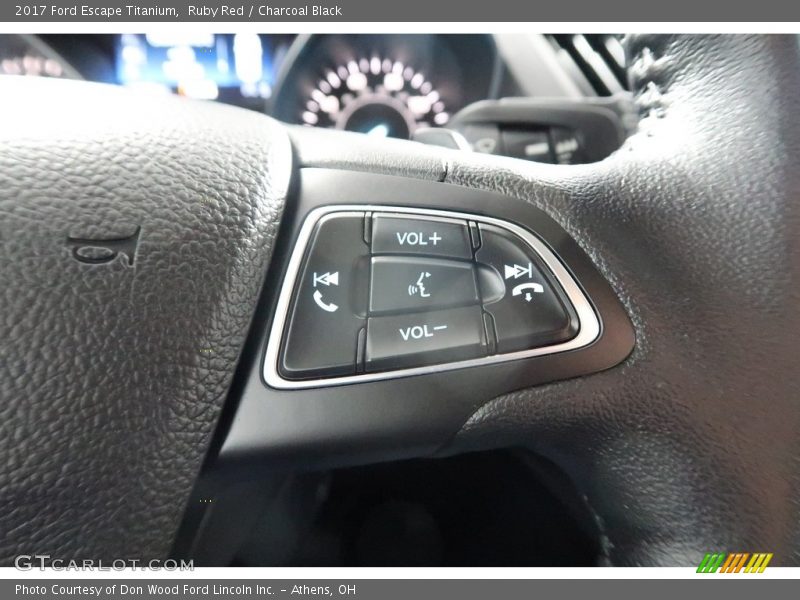 Ruby Red / Charcoal Black 2017 Ford Escape Titanium