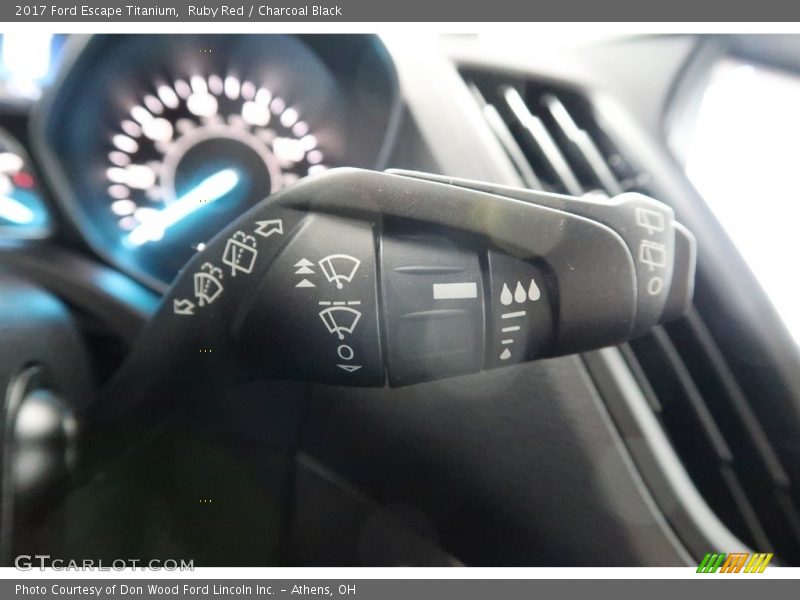 Ruby Red / Charcoal Black 2017 Ford Escape Titanium