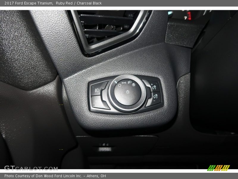 Ruby Red / Charcoal Black 2017 Ford Escape Titanium