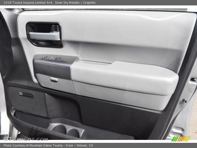 Silver Sky Metallic / Graphite 2018 Toyota Sequoia Limited 4x4